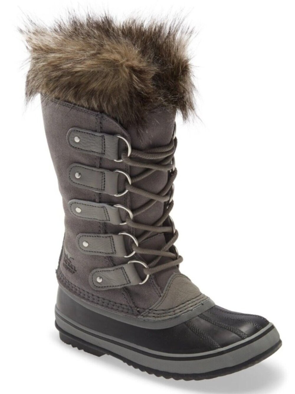 SOREL Joan of Arctic Womens Waterproof Insulated Winter Snow Boots Quarry Size 7